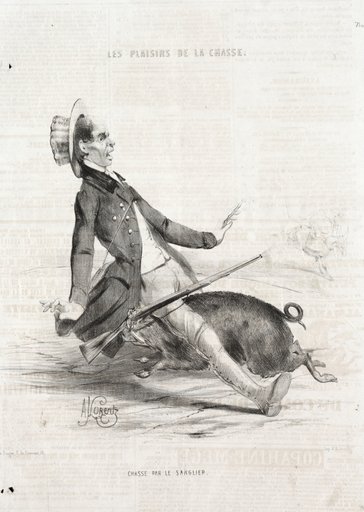 Les Plaisirs de la chasse: Chasse par le sanglier