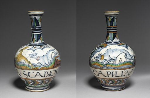 Pair of Pharmacy Bottles