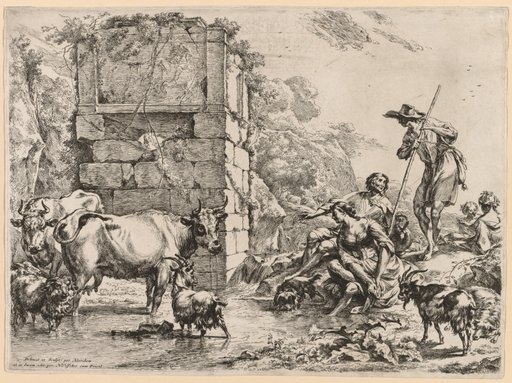 The Cow Drinking