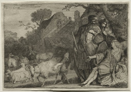 An Angel Foretells the Birth of Abraham's Son