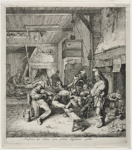 Violin Player Seated in the Inn