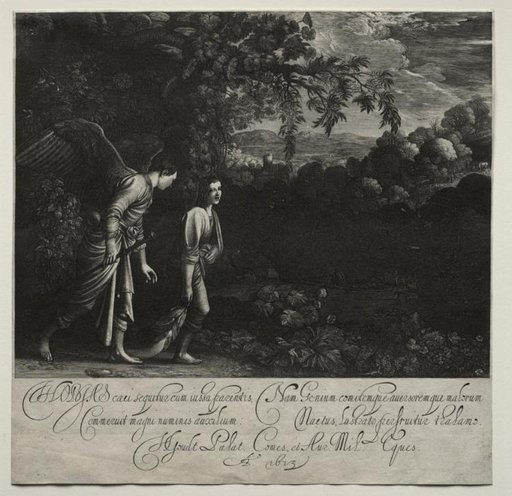 Tobias and the Angel (large plate)