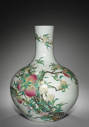 Vase with Peaches