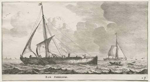 Various Ships and Views of Amsterdam (Verscheÿde Schepen en Gesichten van Amstelredam), Part II: A Merchantman