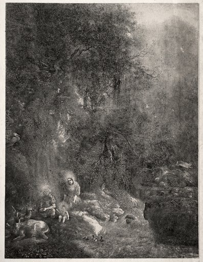 Holy Family with Deer