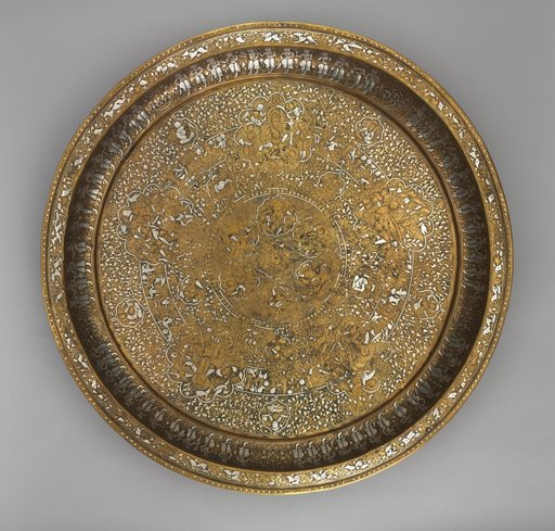 Tray Portraying Courtly Pleasures