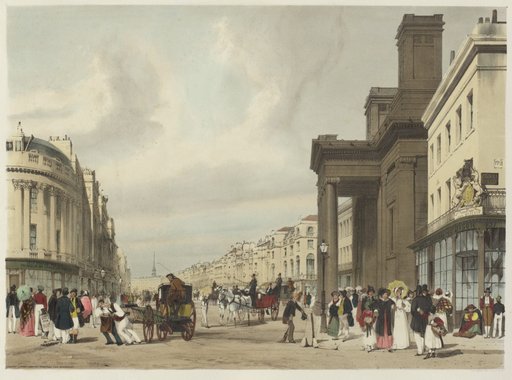 London As It Is: Regent Street, looking towards the Quadrant