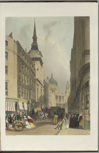 London As It Is: St. Paul's, from Ludgate Hill