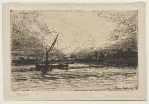 Sunset on the Thames