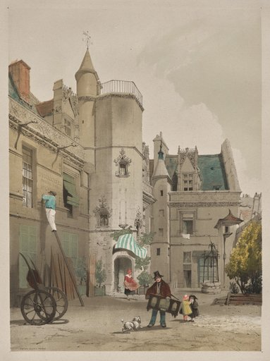 Picturesque Architecture in Paris, Ghent, Antwerp, Rouen: Hôtel Cluny, Paris