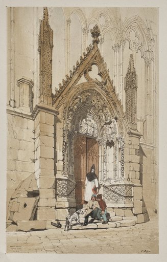 Picturesque Architecture in Paris, Ghent, Antwerp, Rouen: Porte Rouge, Nôtre Dame, Paris