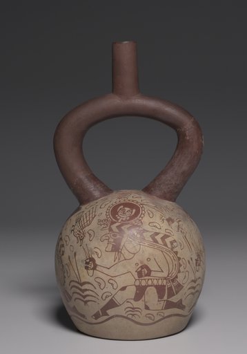 Vessel with Running Figures