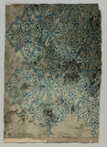 Stenciled Velvet