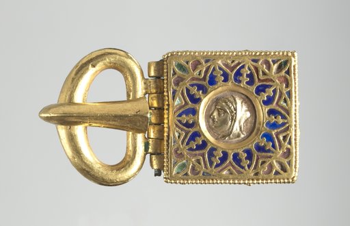 Buckle with Embossed Head in Profile