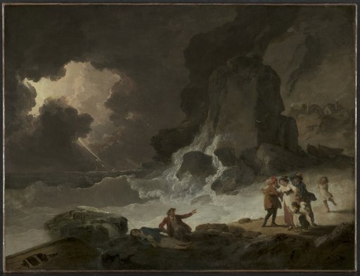 A Storm Behind the Isle of Wight