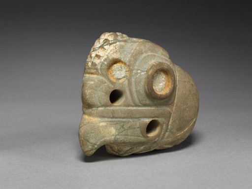 Ceremonial Mace (Club) Head: Bird (Male Curassow?)