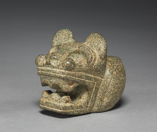 Ceremonial Mace (Club) Head: Feline (Jaguar?)