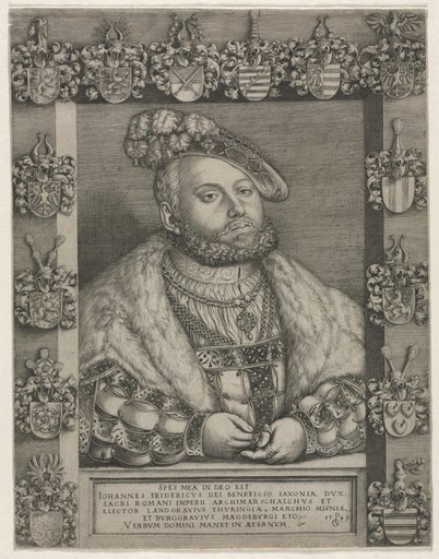 Portrait of John Frederick I, "The Magnanimous," Elector of Saxony