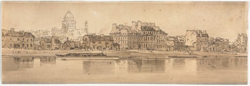 A Selection of Twenty of the Most Picturesque Views in Paris: View of the Pantheon taken from the Arsenal