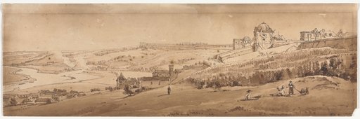 A Selection of Twenty of the Most Picturesque Views in Paris: View from Palace Terrace at St. Germain-en-Laye, the Aqueduct of Marli seen in the Distance