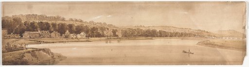 Twenty Views of Paris and Environs: View of St. Cloud and Mount Calvary taken from Pont de Sêve