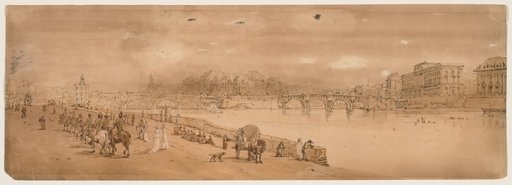 A Selection of Twenty of the Most Picturesque Views in Paris: View of Pont Neuf, and the Mint