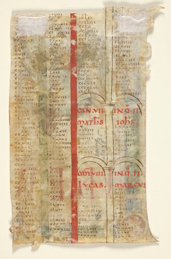 Canon Tables (verso)