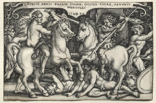 The Labors of Hercules: Hercules Abducting Iole