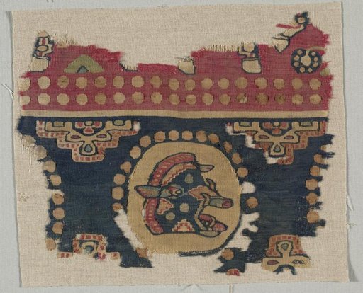 Hanging fragment with boar head