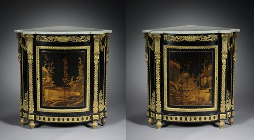 Pair of Corner Cabinets