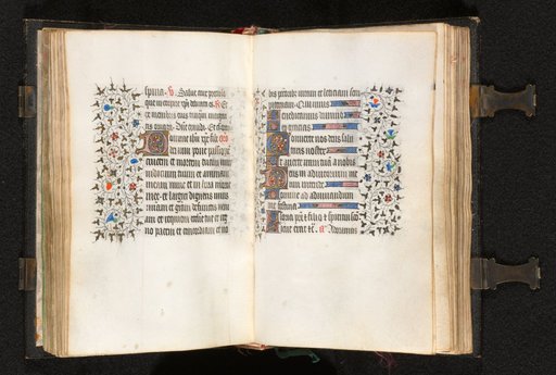 Book of Hours (Use of Paris): Fol. 106r, Multiple Initials with Decorated Border