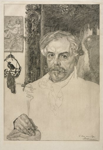 Portrait of Edmond de Goncourt