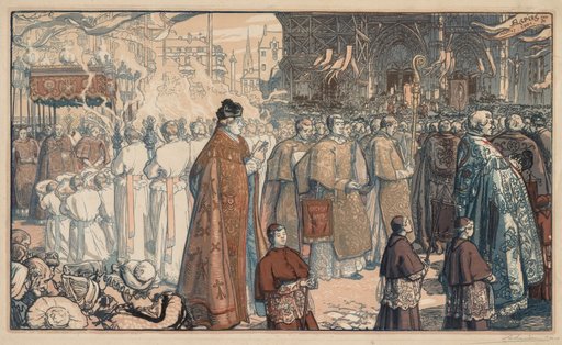 La Procession de la Fête-Dieu à Nantes