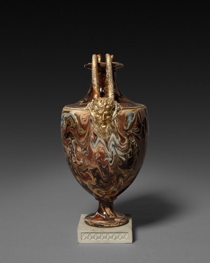 Agateware Vase