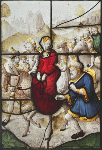 Jacob Returning to Canaan with Rachael and Leah Pursued by Laban