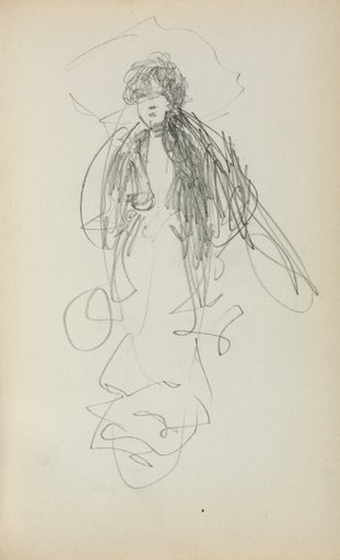 Italian Sketchbook: Standing Woman (page 219)