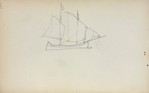 Italian Sketchbook: Sailboat (page 224)