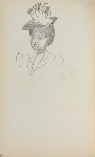 Italian Sketchbook: Woman, Bust Length (page 142)