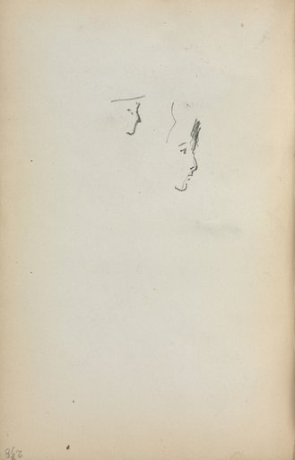 Italian Sketchbook: Two Profiles (page 258)