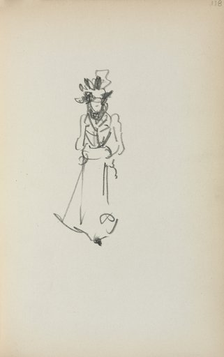 Italian Sketchbook: Standing Woman ( page 118)