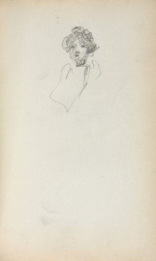 Italian Sketchbook: Head of a Woman (page 215)