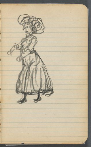 Sketchbook, page 027: Female Figure