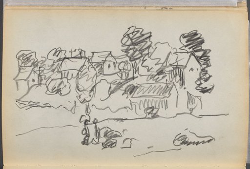 Sketchbook- The Granite Shore Hotel, Rockport, page 168: Houses