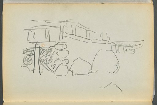 Sketchbook- The Granite Shore Hotel, Rockport, page 178: Fence