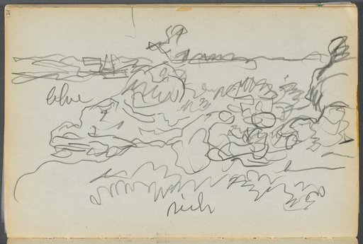 Sketchbook- The Granite Shore Hotel, Rockport, page 121: Shore