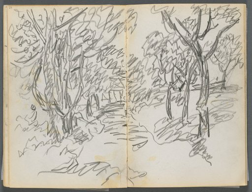 Sketchbook, The Dells, N° 127, page 064 & 65: Landscape