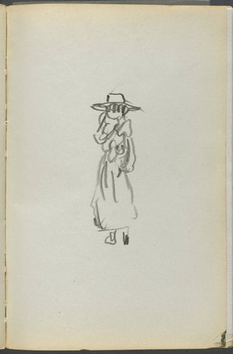 Sketchbook, The Dells, N° 127, page 139: Standing Figure