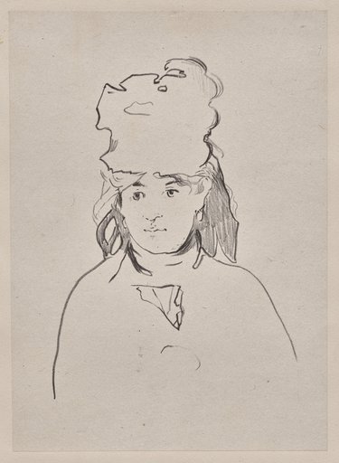 Berthe Morisot in Silhouette