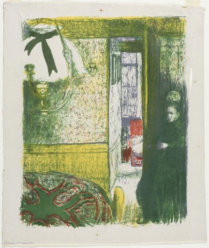 Interior with a Hanging Lamp