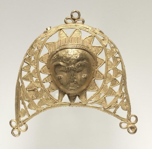 Pendant: Face in Crescent